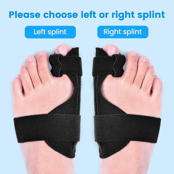 Broken Big Toe Splint Brace, Fracture Big  with 2 Stainless Steel Plate - Right - Picture 6 of 6